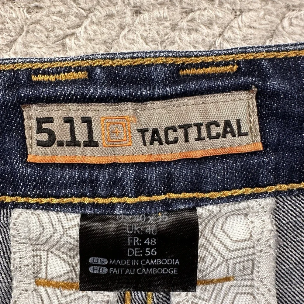 511 Tactical Jeans Men's 40x36 Tall Blue Defender Straight Leg Workwear Country